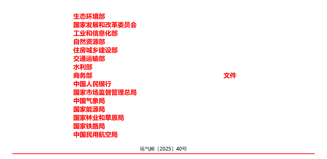 生态环境部 关于印发《国家应对气候变化标准体系建设方案》的通知(图1)